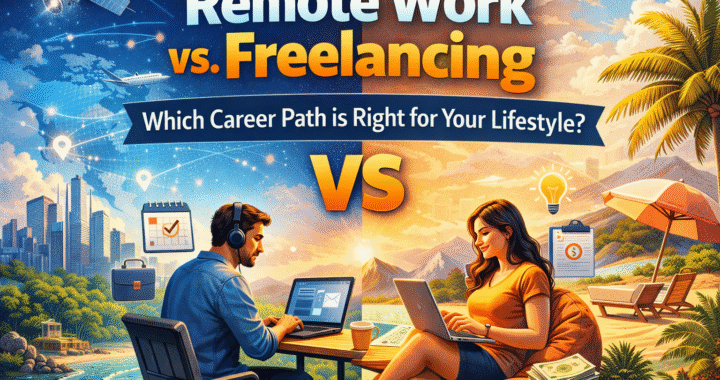 Remote Work vs. Freelancing: Which Career Path is Right for Your Lifestyle?